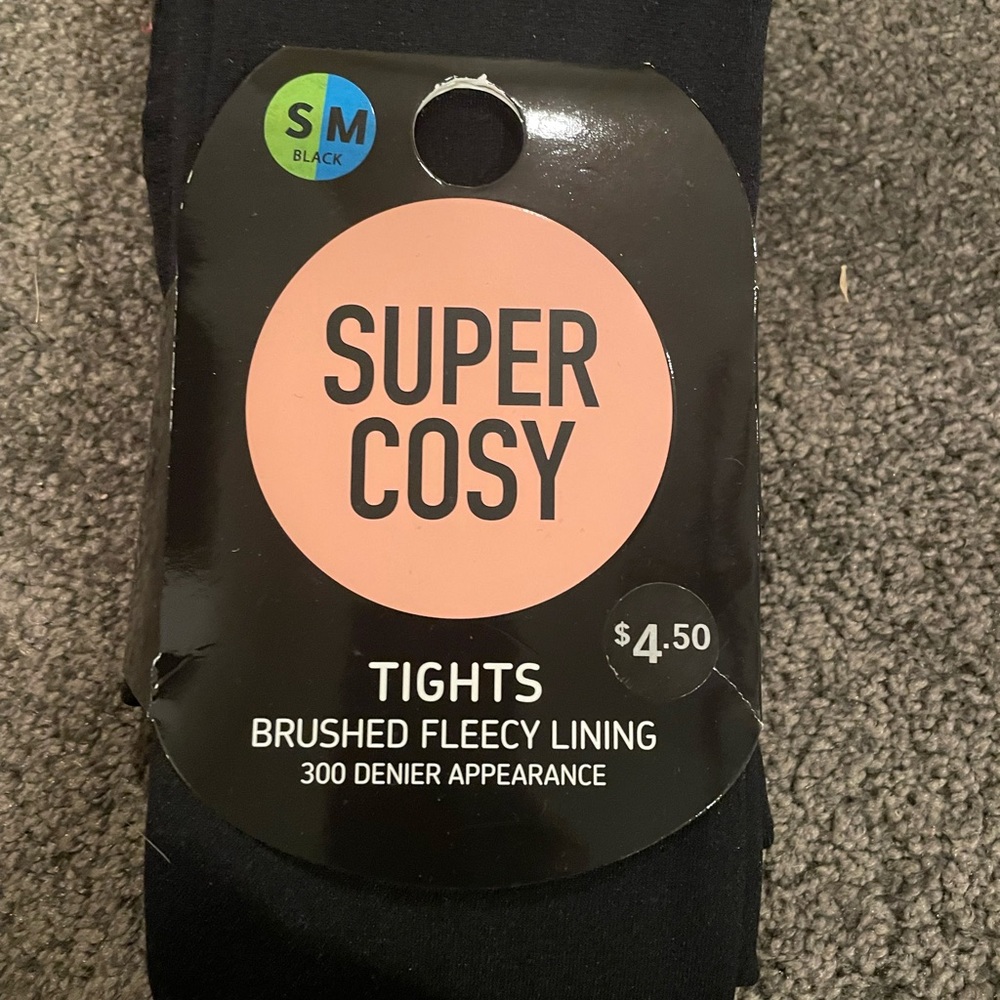 NWT Brushed Fleecy Lining tights
